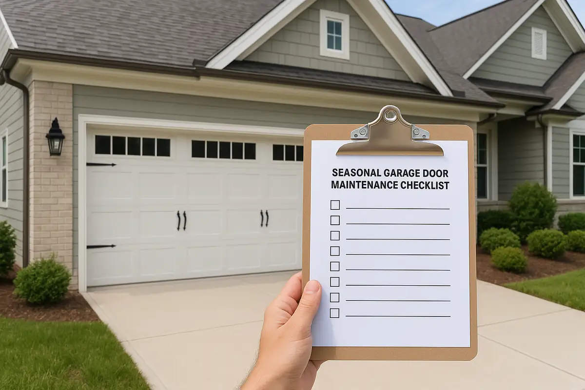 Your Seasonal Garage Door Maintenance Checklist for Sanford, ME