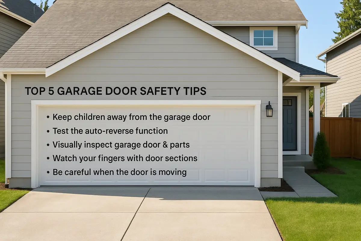 Top 5 Garage Door Safety Tips Every Homeowner Should Know in Sanford, ME