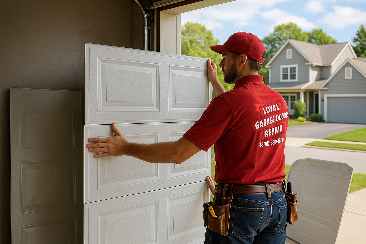 Garage Door Panel Replacement service in Somersworth