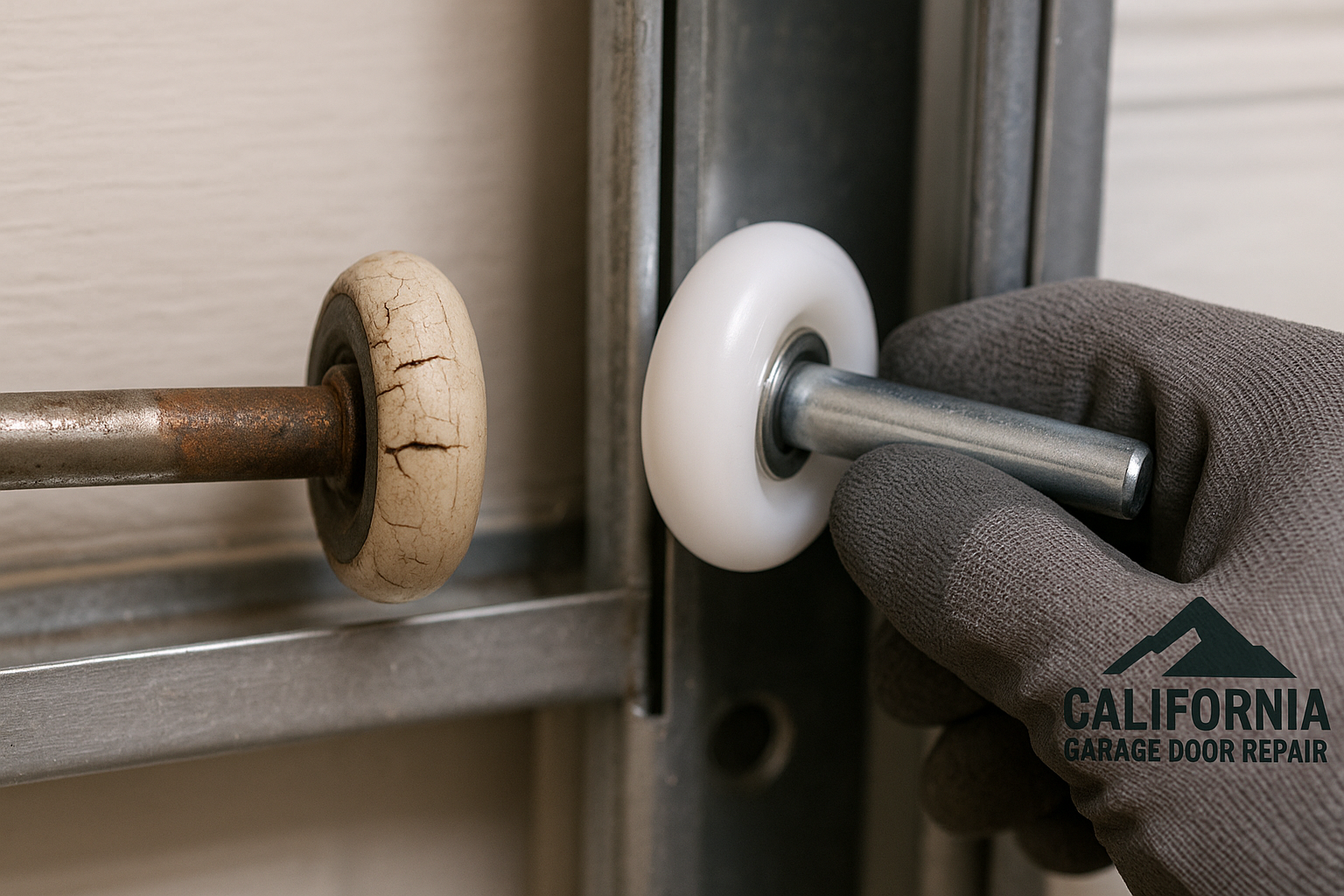 Garage Door Roller Replacement service in Saco