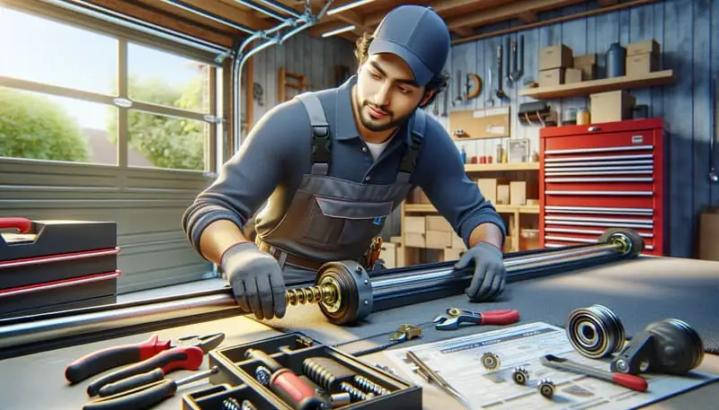Garage Door Roller Replacement in Madbury