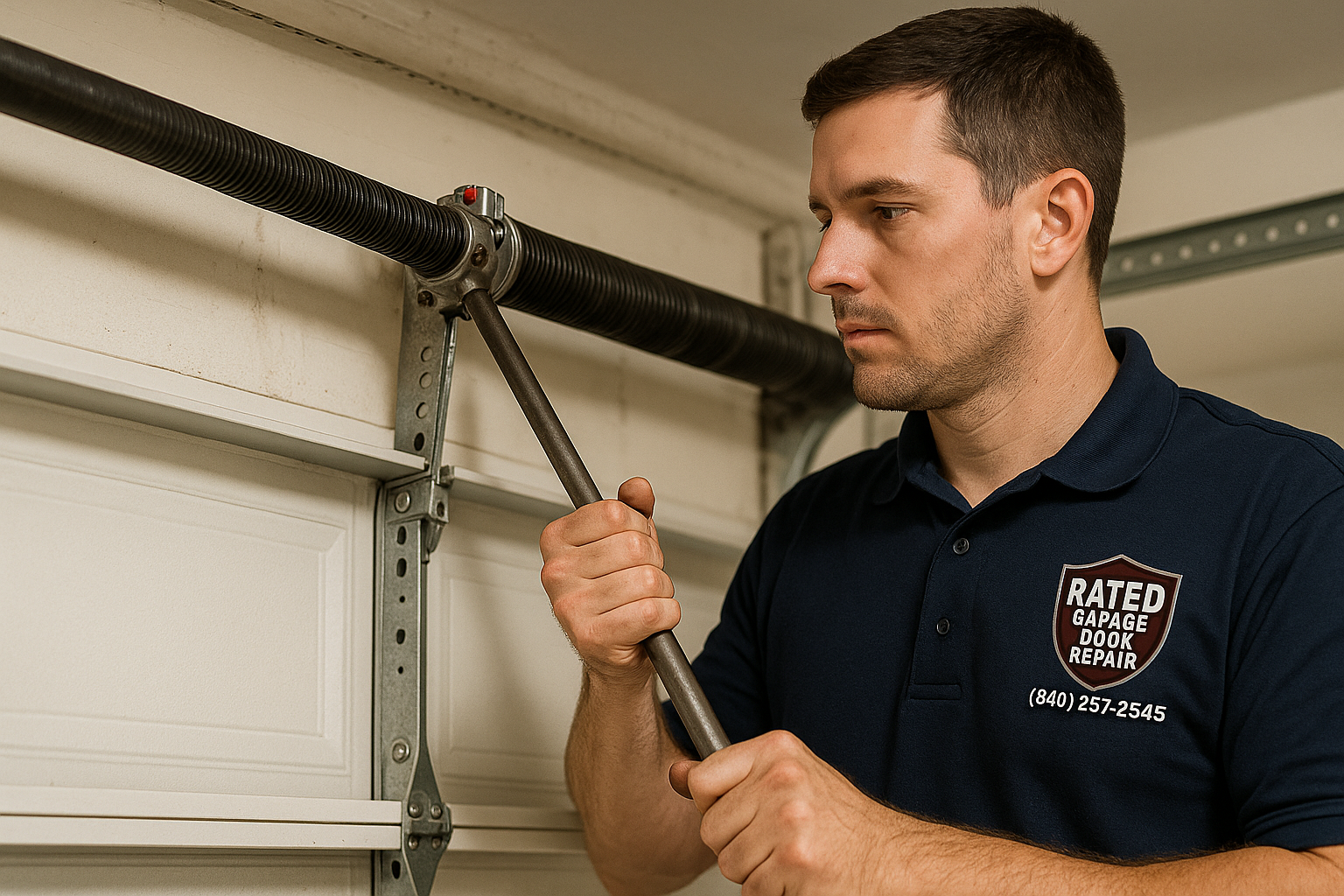 Garage Door Spring Repair service in Newington