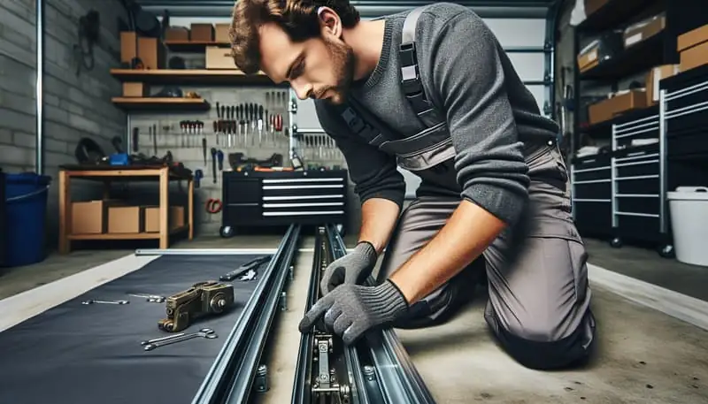 Garage Door Track Repair in Dayton