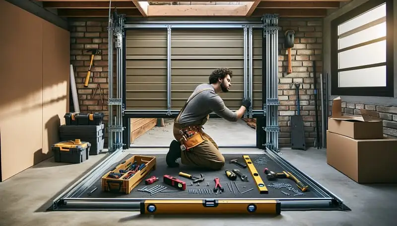 Garage Door Track Repair — Alfred
